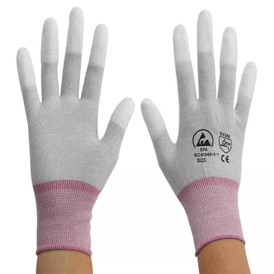 Gants de sécurité antistatiques en fibre de carbone ESD, électronique de travail industrielle anti-dérapante