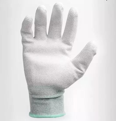 L'unité centrale de fibre de carbone a enduit gants convenables supérieurs statiques d'ESD de doigt d'anti pour le bâtiment de PC