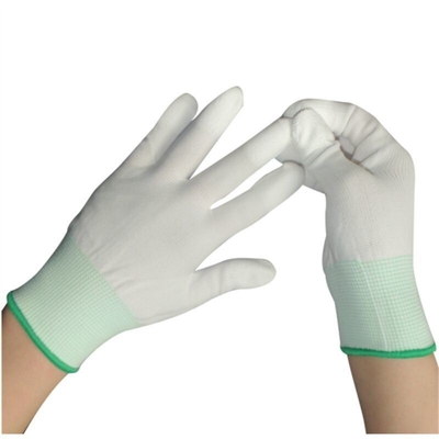 L'électronique blanche d'ESD Grey Hand Antistatic Gloves For de coton d'inspection de sécurité