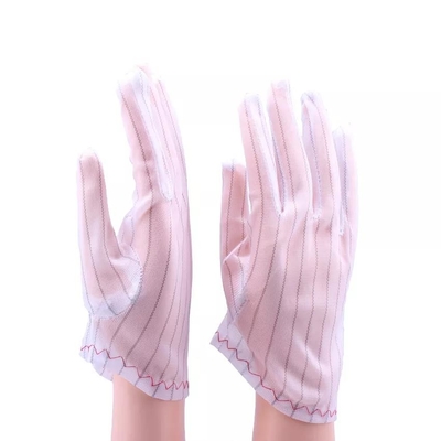 Gants à doigt gommé d'Esd de berceaux de doigt de Cleanroom de latex de berceau antistatique blanc jetable de doigt