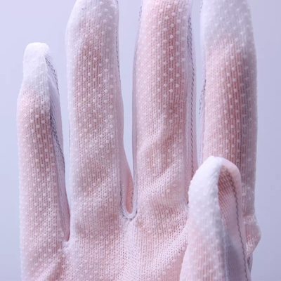 Gants à doigt gommé d'Esd de berceaux de doigt de Cleanroom de latex de berceau antistatique blanc jetable de doigt