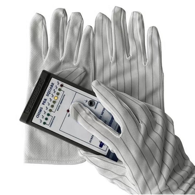 L'unité centrale a enduit des gants Grey Colors Breathable Work Gloves noir de sécurité d'ESD