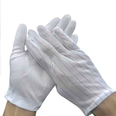 La paume en nylon de polyuréthane a adapté l'unité centrale enduite de gant de travail de main de sécurité a plongé l'anti gant statique d'ESD