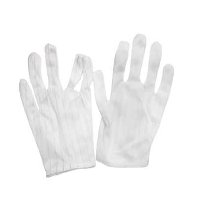 Gants légers en nylon PU ESD Gants de travail de sécurité enduits de PU noir antistatique