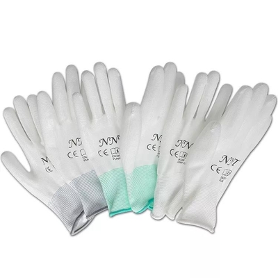 13G a tricoté l'usine blanche de l'électronique fonctionnant l'ESD L'unité centrale qu'antistatique a enduit des gants