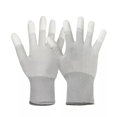 13 gants enduits d'ESD de doigt d'unité centrale de gants de main d'Esd de fibre de carbone de mesure d'ajustement antistatique de dessus