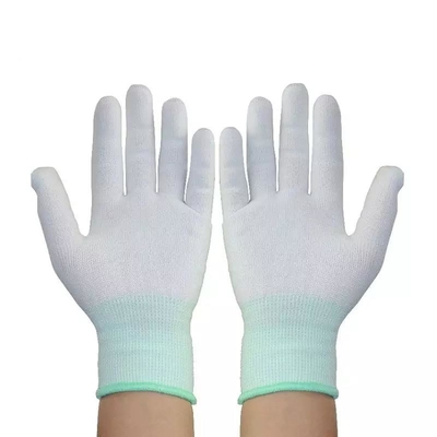 Gant statique d'Esd de travail électronique d'unité centrale anti avec PVC Dot Coated