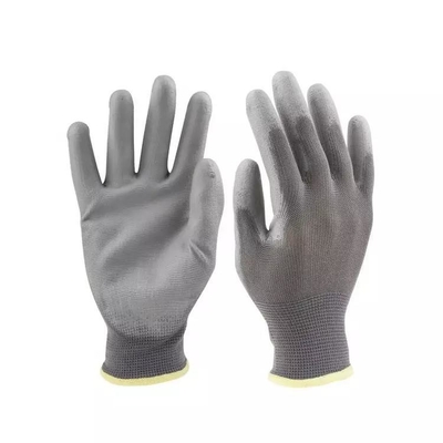 Le nylon a tricoté la paume enduite de Cleanroom d'unité centrale d'anti gants électrostatiques a adapté des gants de sécurité d'ESD