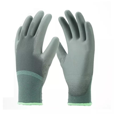 Le nylon a tricoté la paume enduite de Cleanroom d'unité centrale d'anti gants électrostatiques a adapté des gants de sécurité d'ESD
