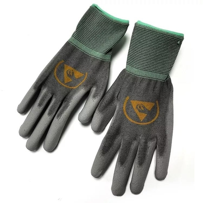 Les anti gants statiques remettent le tricotage fonctionnant de la fibre 13g de carbone de sécurité de protection