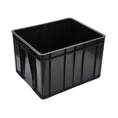 Circulation en plastique conductrice de SMT de support d'ESD de noir électronique de boîte de rangement antistatique