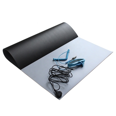 plancher statique du tapis 10E6 d'ESD de résistance extérieure de 100cm x de 90cm anti approprié