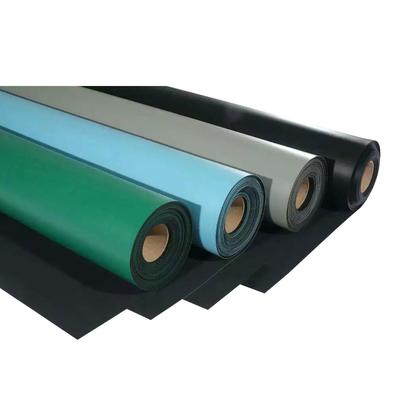 Peau 3mm électrostatique noire verte bleue ESD Mat For Workbench en caoutchouc de 2mm