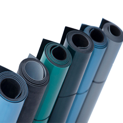 Plancher antistatique Mat Customized Size Blue Color de PVC d'ESD de vinyle durable