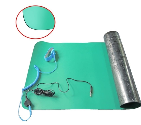 1.2mx10m vert 2mm ESD Mat For Workbench Table en caoutchouc antistatique