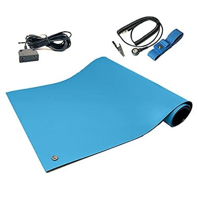 Anti plancher vert ESD Mat For Factory Cleanroom en caoutchouc de fatigue