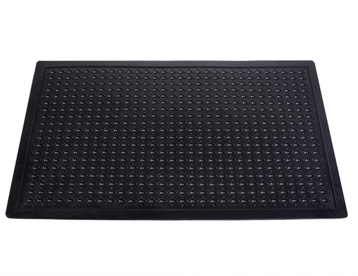 3 couches antistatiques d'anti tapis de fatigue, tapis jaune de plancher d'ESD de noir conducteur de PVC