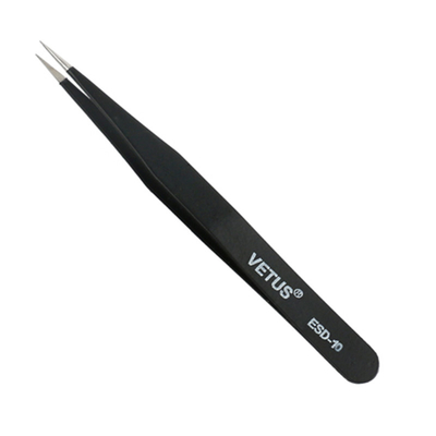 Pince à épiler pour extensions de cils Pince à épiler rose VETUS Pince à épiler à cils robuste et durable antistatique haute ESD