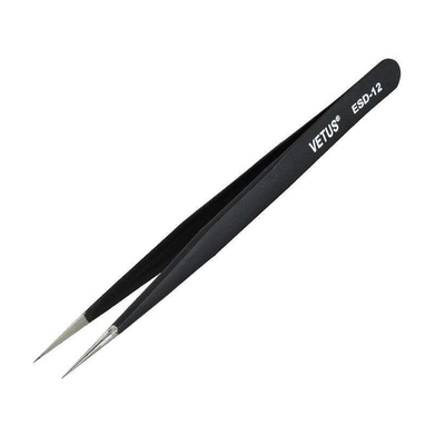 Pince à épiler pour extensions de cils Pince à épiler rose VETUS Pince à épiler à cils robuste et durable antistatique haute ESD