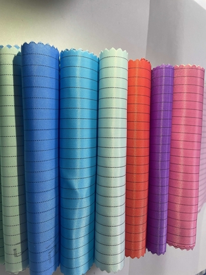 Tissu antistatique de polyester de bande de grille de l'ESD 5mm/4mm 98% polyester+2% filament conducteur