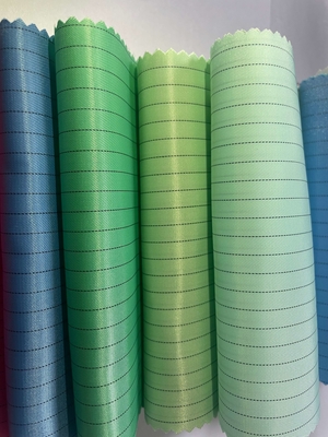 Tissu de carbone de grille de bande de maille de polyester Textile de salle blanche conducteur antistatique Tissu de salle blanche Tissu antistatique d'ESD