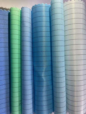Tissu de carbone de grille de bande de maille de polyester Textile de salle blanche conducteur antistatique Tissu de salle blanche Tissu antistatique d'ESD