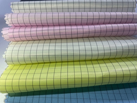 tissu de bande de 5mm tissu antistatique de tissu de salle blanche conducteur de polyester tissu antistatique d'ESD