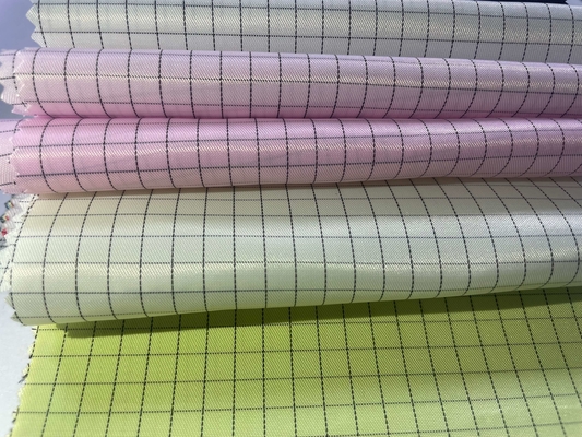tissu de bande de 5mm tissu antistatique de tissu de salle blanche conducteur de polyester tissu antistatique d'ESD