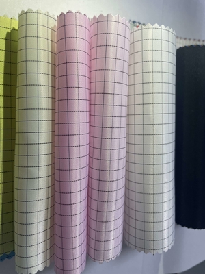 tissu de bande de 5mm tissu antistatique de tissu de salle blanche conducteur de polyester tissu antistatique d'ESD