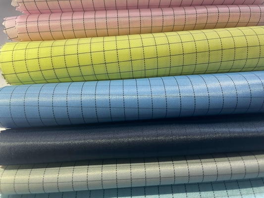 Anti tissu conducteur statique de sergé de coton du polyester 35% de 65% pour l'habillement d'Esd
