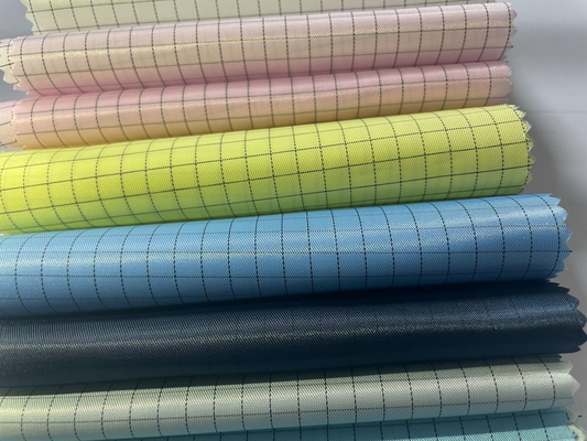 Anti tissu conducteur statique de sergé de coton du polyester 35% de 65% pour l'habillement d'Esd