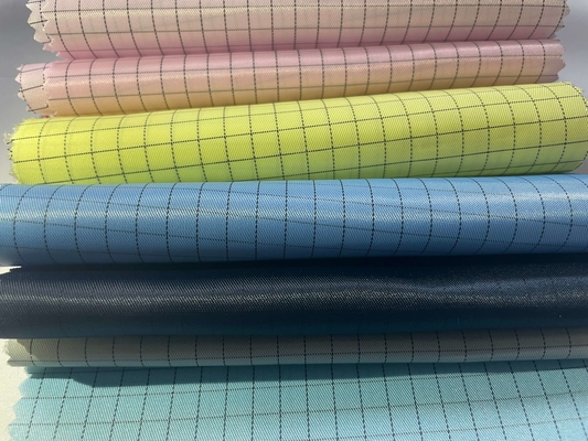 Anti tissu conducteur statique de sergé de coton du polyester 35% de 65% pour l'habillement d'Esd