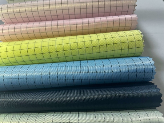 100D*100D anti statique tissu ESD 98 % polyester 2 % filament conducteur