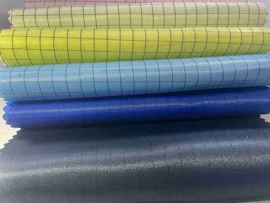 100D*100D anti statique tissu ESD 98 % polyester 2 % filament conducteur