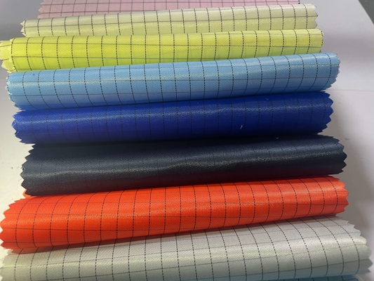 Anti tissu conducteur statique de sergé de coton du polyester 35% de 65% pour l'habillement d'Esd