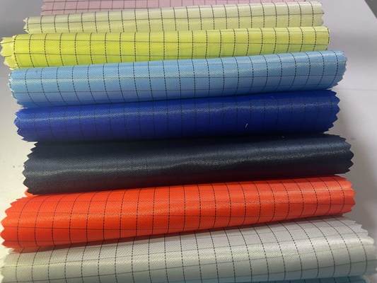 Anti tissu conducteur statique de sergé de coton du polyester 35% de 65% pour l'habillement d'Esd