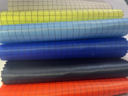 Anti tissu conducteur statique de sergé de coton du polyester 35% de 65% pour l'habillement d'Esd