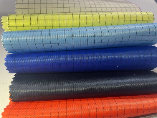 Anti tissu conducteur statique de sergé de coton du polyester 35% de 65% pour l'habillement d'Esd