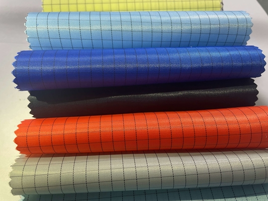 Tissu statique non pelucheux d'ESD de pièce propre de polyester de diverses couleurs industrielles anti