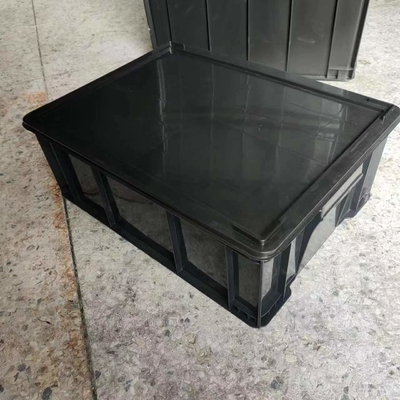 Conteneur ondulé de empaquetage composant en plastique antistatique Tray Pallet Bin Conductive Boxe d'ESD de boîte de rangement