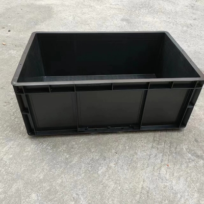 Boîte électronique en plastique noire antistatique permanente d'Esd Tote Conductive Carrying Caseesd Storage de conteneur d'Esd avec le couvercle