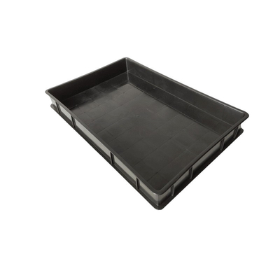 Anti boîtes statiques de plateau d'ESD de noir de pliage de carton de boîte antistatique antistatique en plastique de conteneur pour l'électronique