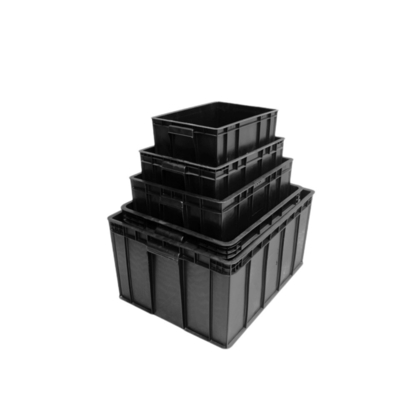 L'Esd a ridé la carte PCB antistatique d'ESD de récipient en plastique de boîte empaquetant Esd Tray Anti Static Storage Boxes transparent pour la carte PCB