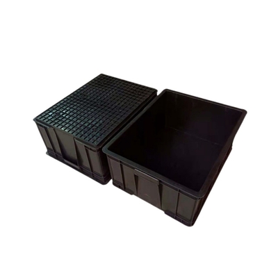 L'Esd a ridé la carte PCB antistatique d'ESD de récipient en plastique de boîte empaquetant Esd Tray Anti Static Storage Boxes transparent pour la carte PCB