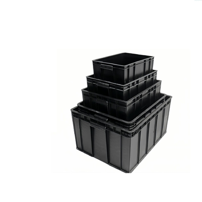 Boîtes composantes antistatiques de Tray Pallet Bin Anti-Static Conductive de conteneur d'ESD de stockage de pp