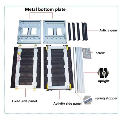 Le stockage pliable de carte PCB de SMT ESD en métal en plastique étire le porte-magazines conducteur