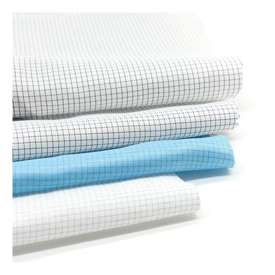 L'anti polyester statique de tissus d'ESD de Cleanroom rétrécissent le tissu résistant