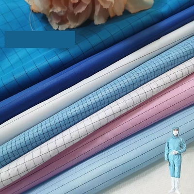 Anti tissu statique d'usage de travail de coton des tissus 188*120 d'ESD de Cleanroom