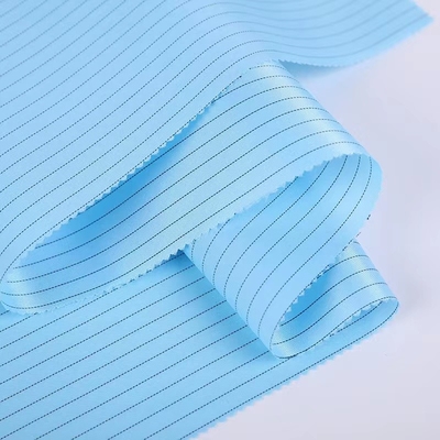 Tissu dispersif statique d'ESD de coton de tissus de polyester antistatique de grille