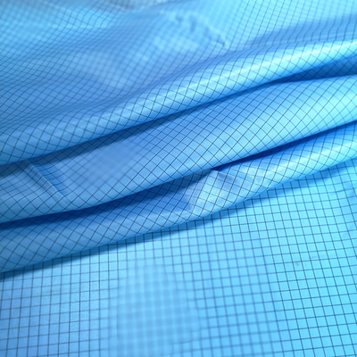 150D*300D a tout simplement teint l'anti tissu de revêtement statique d'usage de travail d'ESD de tissu